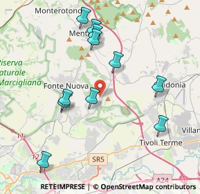 Mappa 00013 Santa Lucia RM, Italia (4.28455)