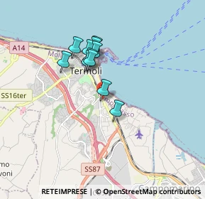 Mappa Via Corsica, 86019 Termoli CB, Italia (1.40636)