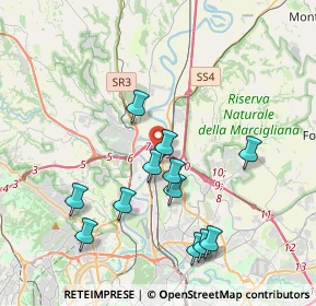 Mappa Via Cossignano, 00138 Roma RM, Italia (4.05167)