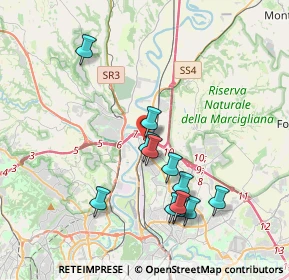 Mappa Via Cossignano, 00138 Roma RM, Italia (3.925)