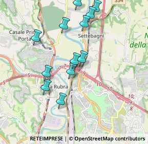 Mappa Via Cossignano, 00138 Roma RM, Italia (1.99083)