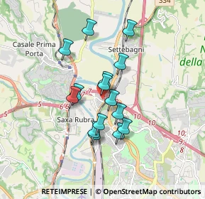 Mappa Via Cossignano, 00138 Roma RM, Italia (1.45133)