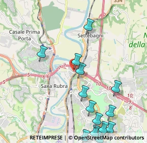 Mappa Via Cossignano, 00138 Roma RM, Italia (2.80214)