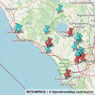 Mappa Via Attilio Iocchi, 00052 Cerveteri RM, Italia (20.5535)