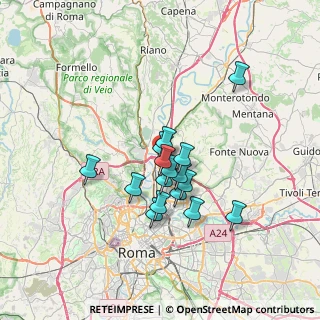 Mappa Circonvallazione Settentrionale, 00138 Roma RM, Italia (5.52938)