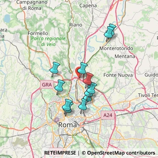 Mappa Circonvallazione Settentrionale, 00138 Roma RM, Italia (6.69333)