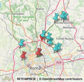 Mappa Circonvallazione Settentrionale, 00138 Roma RM, Italia (7.05083)