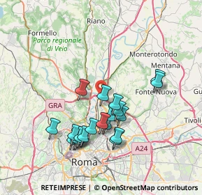 Mappa Circonvallazione Settentrionale, 00138 Roma RM, Italia (7.3085)