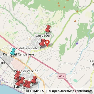 Mappa Via Aldo Quarino, 00052 Cerveteri RM, Italia (3.4775)