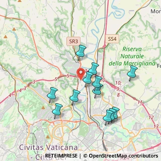 Mappa Viale Silvio Gigli, 00188 Roma RM, Italia (3.75083)
