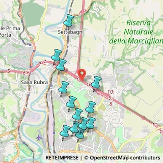 Mappa Via di Settebagni & Circonvallazione Orientale, 00138 Roma RM, Italia (2.36)