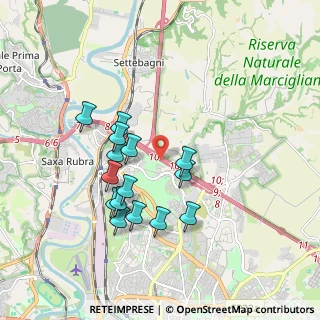 Mappa Via di Settebagni & Circonvallazione Orientale, 00138 Roma RM, Italia (1.74867)