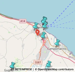 Mappa Via dei Ciclamini, 86042 Campomarino CB, Italia (4.71818)