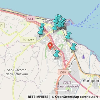 Mappa Via dei Ciclamini, 86042 Campomarino CB, Italia (1.8725)