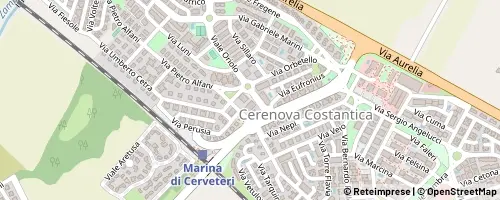 Mappa Cerveteri