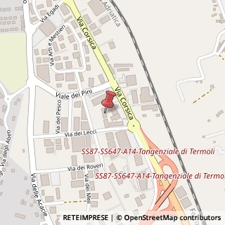 Mappa Via dei Lecci, 22, 86039 Termoli, Campobasso (Molise)
