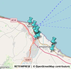 Mappa Strada Statale Adriatica, 86039 Termoli CB, Italia (2.02091)