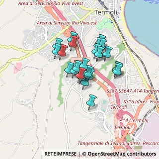 Mappa Via degli Aceri, 86039 Termoli CB, Italia (0.65769)