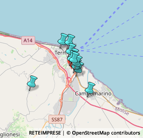 Mappa Via del Pero, 86039 Termoli CB, Italia (1.68636)