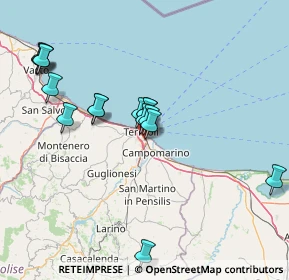 Mappa Via del Pero, 86039 Termoli CB, Italia (15.78)