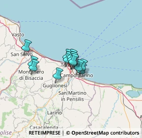 Mappa Via del Pero, 86039 Termoli CB, Italia (7.19462)