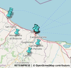 Mappa Via del Pero, 86039 Termoli CB, Italia (11.44769)