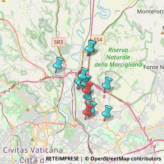 Mappa Via Servigliano, 00138 Roma RM, Italia (2.48571)