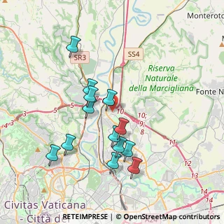 Mappa Via Servigliano, 00138 Roma RM, Italia (3.73538)