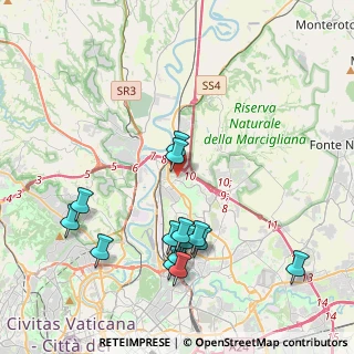 Mappa Via Servigliano, 00138 Roma RM, Italia (4.59143)