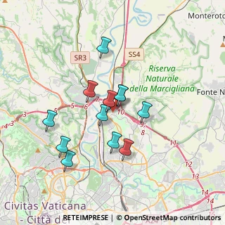 Mappa Via Servigliano, 00138 Roma RM, Italia (3.09417)