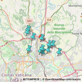 Mappa Via Servigliano, 00138 Roma RM, Italia (2.98917)