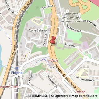 Mappa Via Monte Urano, 92, 00138 Roma, Roma (Lazio)