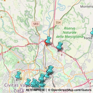Mappa Via Monte Urano, 00138 Roma RM, Italia (7.037)