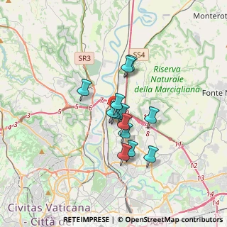 Mappa Via Piagge, 00138 Roma RM, Italia (2.485)
