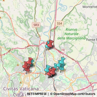Mappa Via Piagge, 00138 Roma RM, Italia (4.5325)