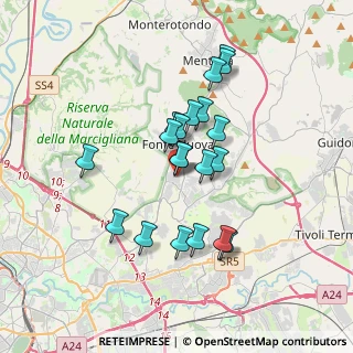 Mappa Via Monte Bianco, 00012 Guidonia Montecelio RM, Italia (3.133)