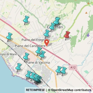 Mappa Via dell'Infernaccio, 00052 Cerveteri RM, Italia (2.8705)