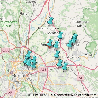 Mappa Piazza Colleverde, 00012 Fonte Nuova RM, Italia (7.78875)
