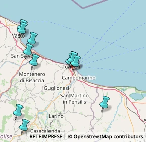 Mappa Via del Pesco, 86039 Termoli CB, Italia (18.29583)