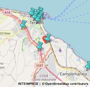 Mappa Via del Pesco, 86039 Termoli CB, Italia (2.22364)