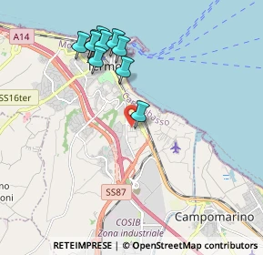 Mappa Via del Pesco, 86039 Termoli CB, Italia (2.08909)