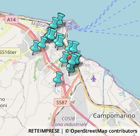 Mappa Via del Pesco, 86039 Termoli CB, Italia (1.329)