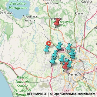 Mappa Via della Storta, 00123 Roma RM, Italia (7.21933)