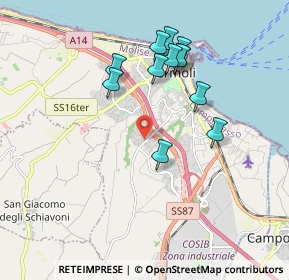 Mappa Via dei Ciclamini, 86039 Termoli CB, Italia (1.85083)