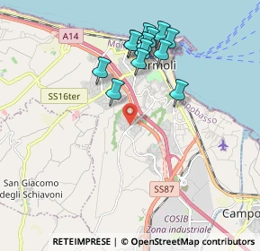 Mappa Via dei Ciclamini, 86039 Termoli CB, Italia (1.95846)