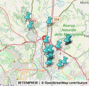 Mappa Via Apiro, 00138 Roma RM, Italia (3.62944)