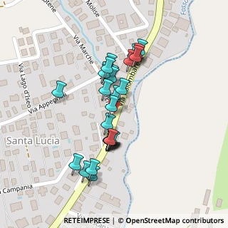 Mappa SP23a, 00013 Santa Lucia RM, Italia (0.1)