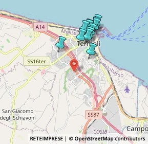 Mappa Via delle Rose, 86039 Termoli CB, Italia (1.90167)