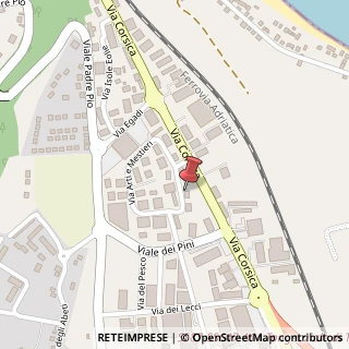 Mappa Via Arti e Mestieri, 37, 86039 Termoli, Campobasso (Molise)