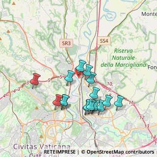 Mappa Via Borgo San Lorenzo, 00138 Roma RM, Italia (3.67688)